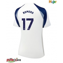 Camiseta Tottenham Hotspur Cristian Romero #17 Primera Equipación para mujer 2025-26 manga corta